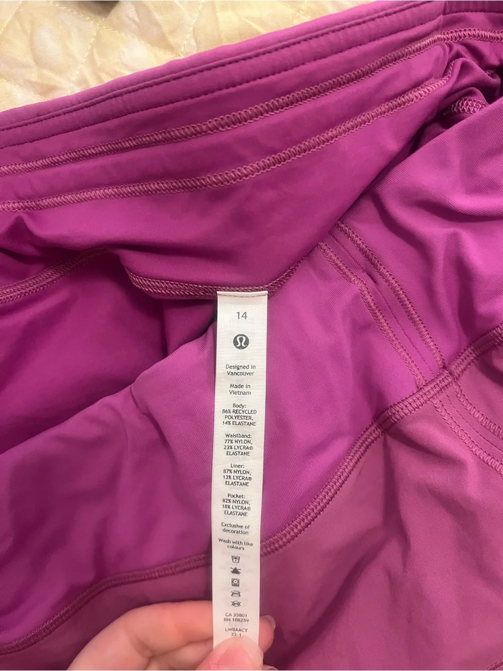 lululemon athletica Pink Active Skort